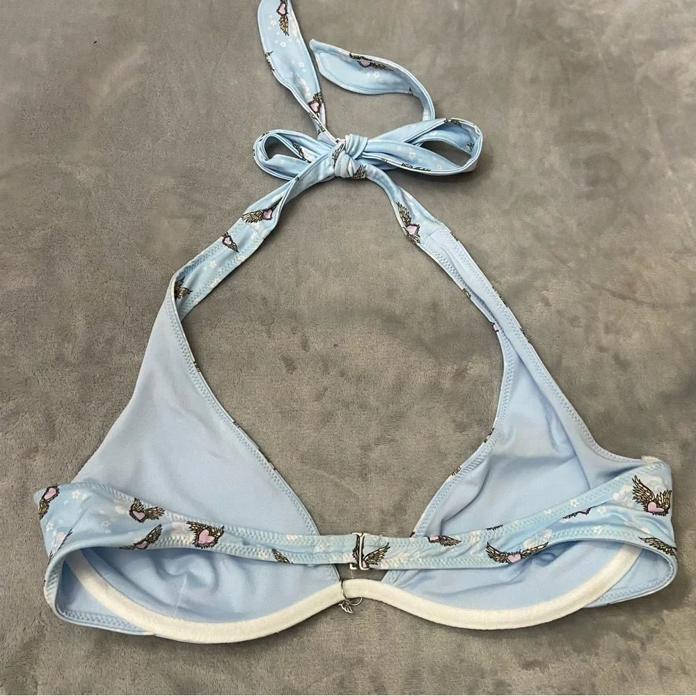 New! Frankies Bikinis Victorias Secret Heaven on Earth Bikini Top 10740